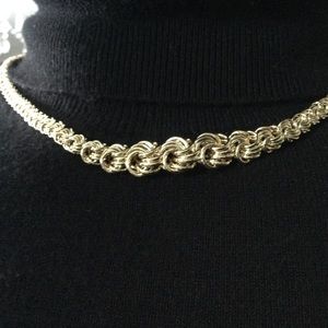 10K Yellow Gold Byzantine Necklace